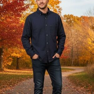 🧥 Alpine Design Navy Corduroy Shirt Jacket XL NWT • Organic Cotton • Cozy ✨